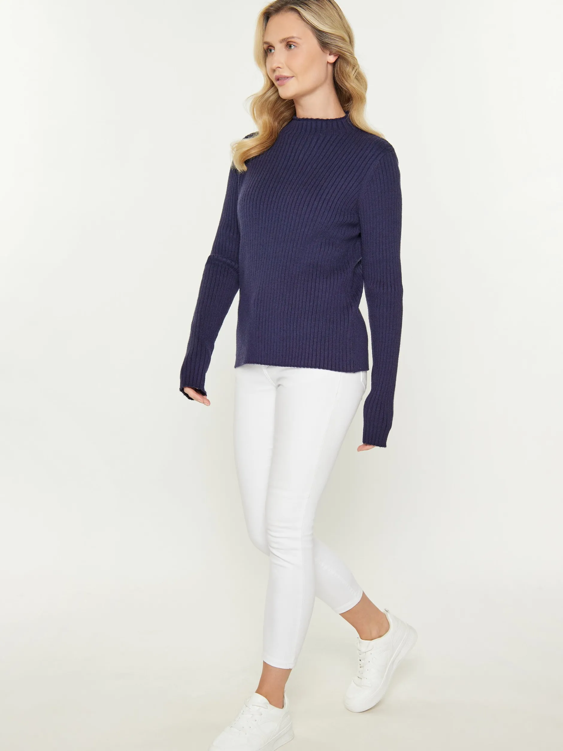 Usha Damen Pullover in marine