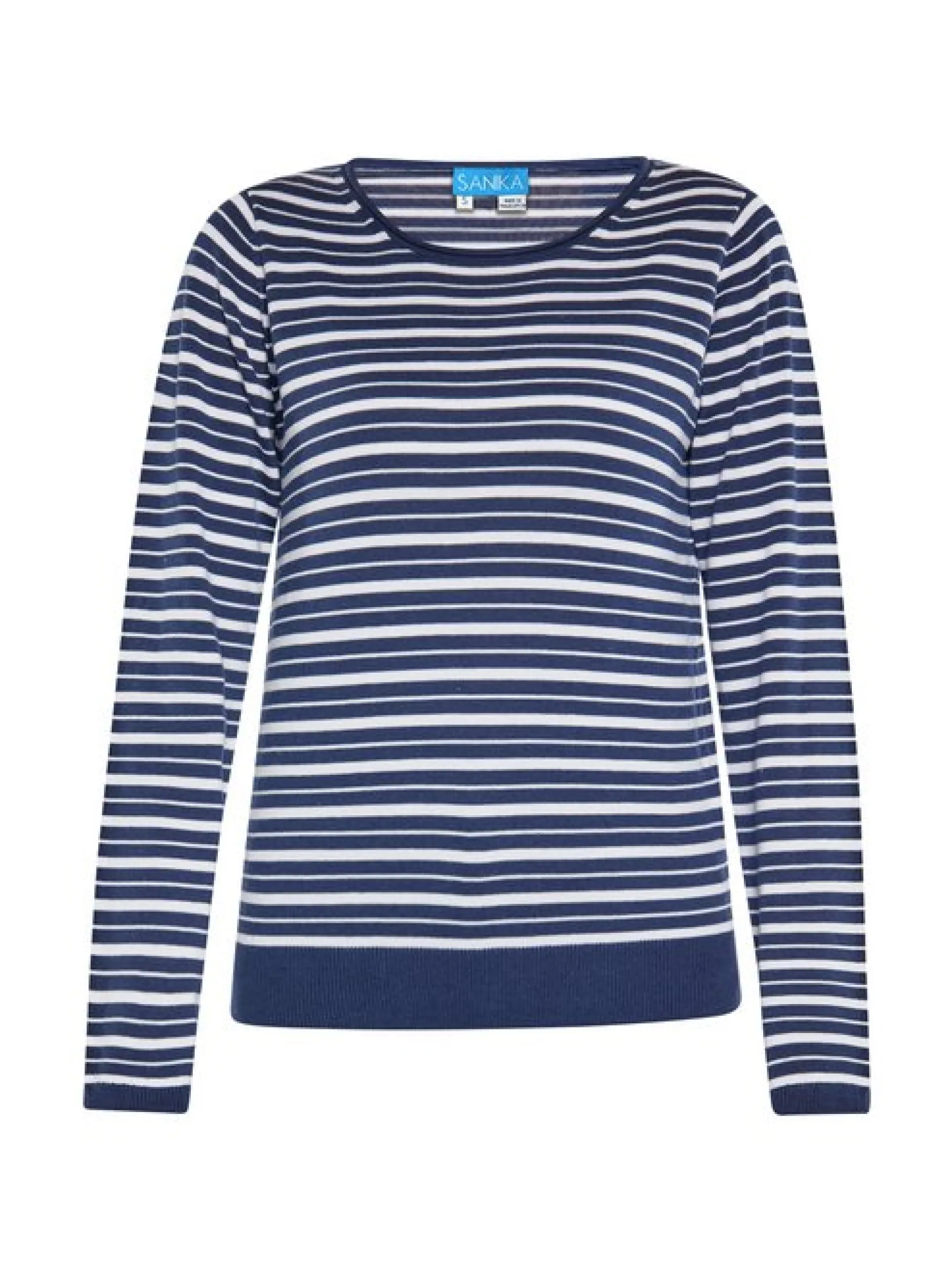 Usha Damen Pullover in marine - Ausschnitt: Rundhals