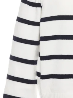 Usha Damen Pullover in marine - Ausschnitt: Troyerkragen