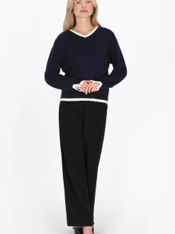 Usha Damen Pullover in marine