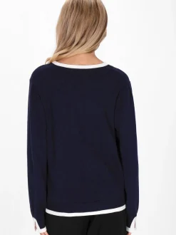 Usha Damen Pullover in marine