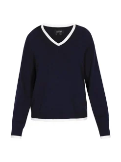 Usha Damen Pullover in marine