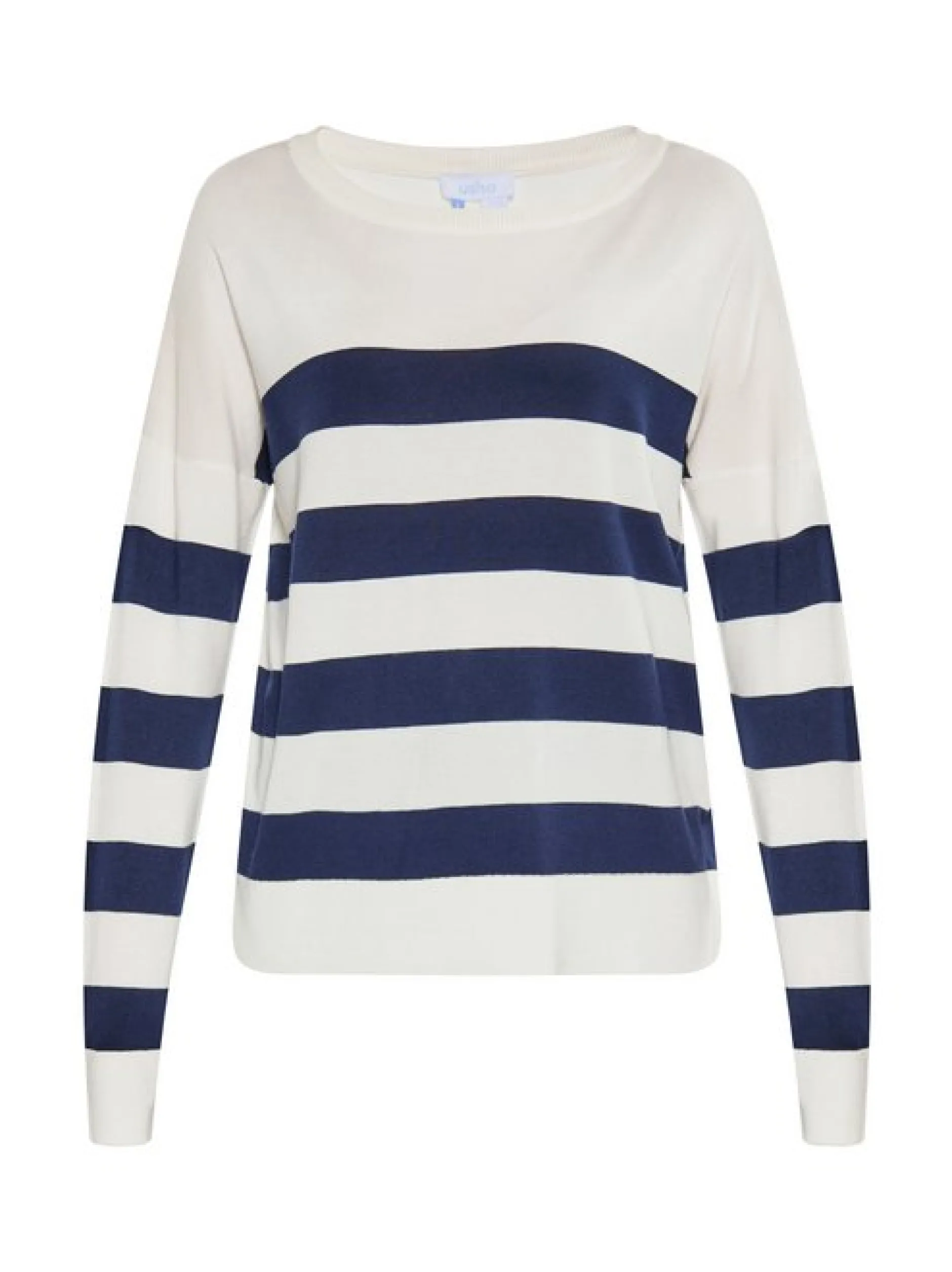 Usha Damen Pullover in marine - Ausschnitt: Rundhals