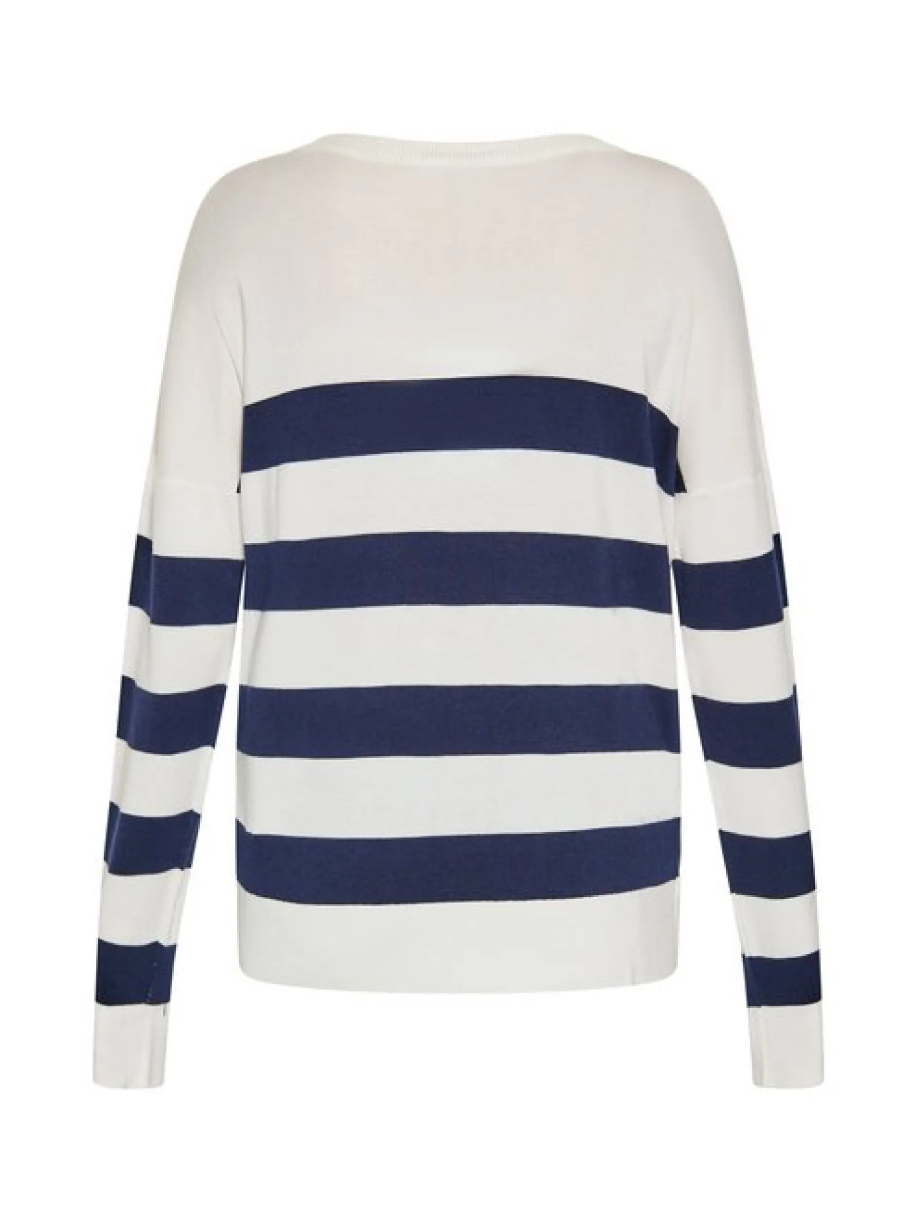 Usha Damen Pullover in marine - Ausschnitt: Rundhals