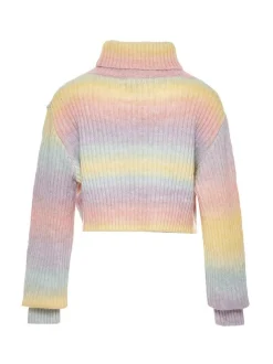 Usha Damen Pullover in mehrfarbig - Ausschnitt: Rundhals