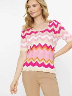 Usha Damen Pullover in mehrfarbig