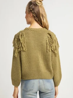 Usha Damen Pullover in mehrfarbig - Ausschnitt: Rundhals