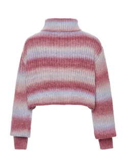 Usha Damen Pullover in mehrfarbig - Ausschnitt: Rundhals