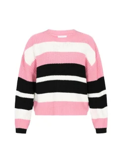 Usha Damen Pullover in mehrfarbig - Ausschnitt: Rundhals