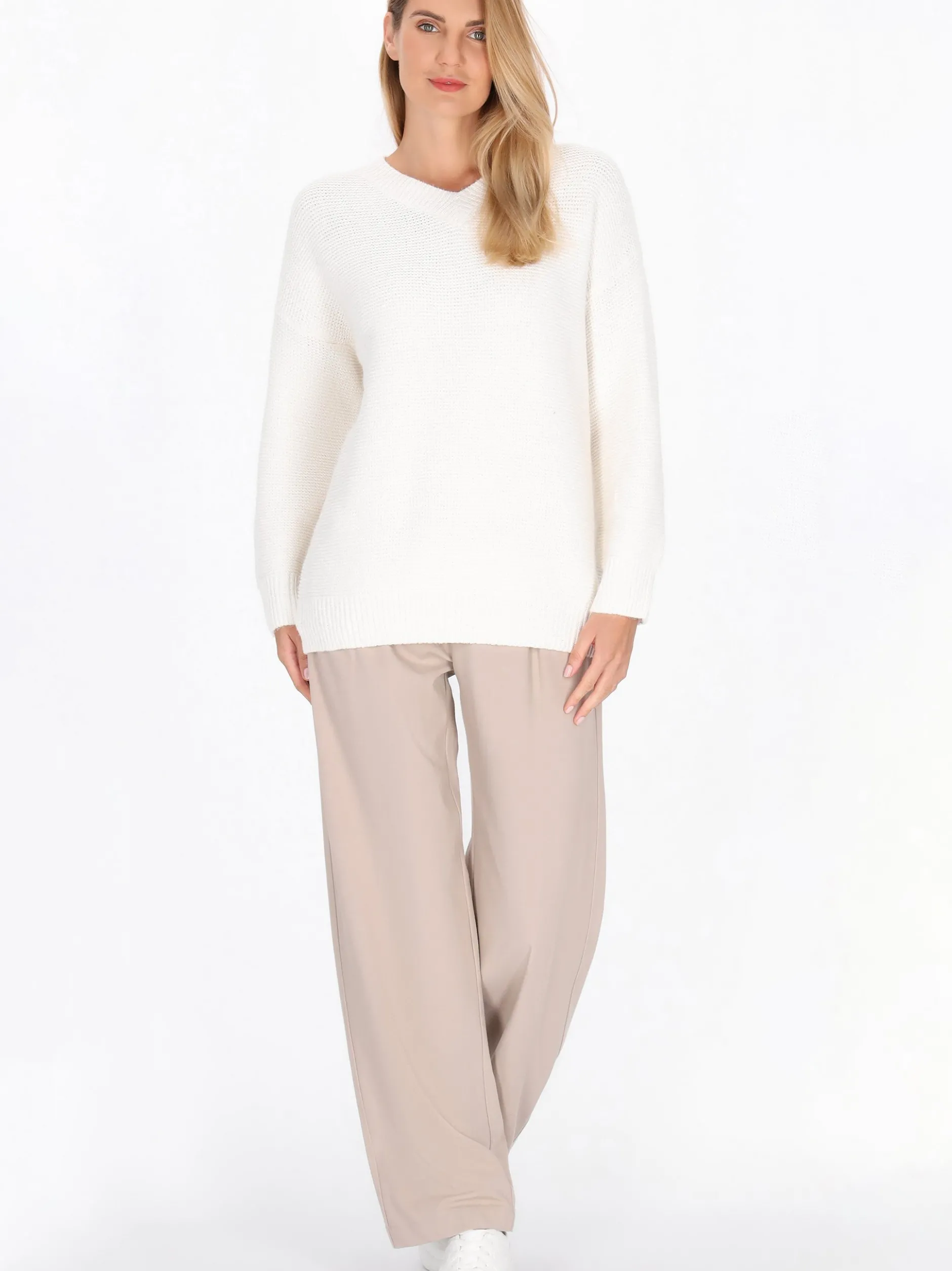 Usha Damen Pullover in melange