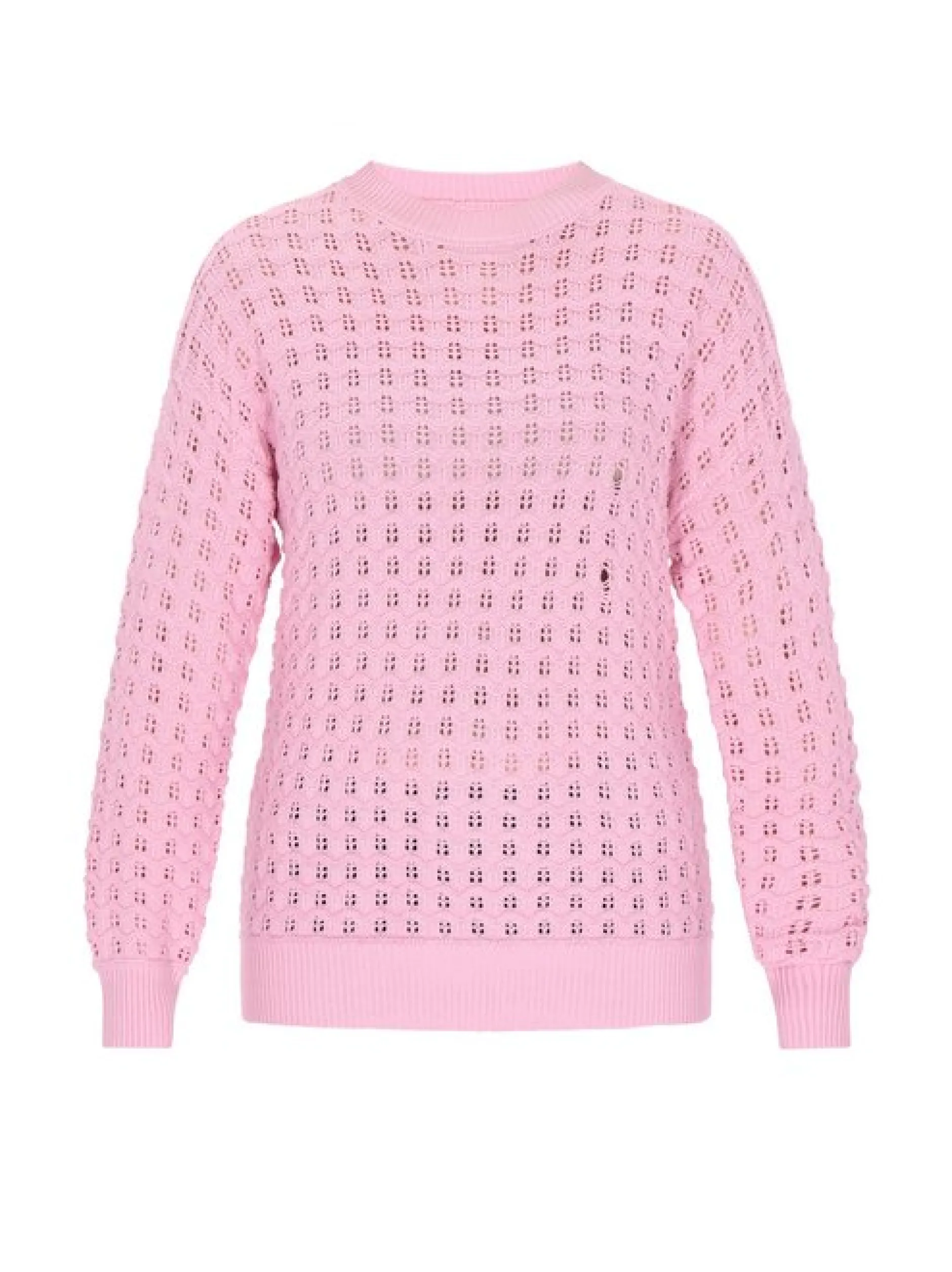 Usha Damen Pullover in pink - Ausschnitt: Rundhals