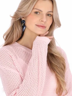 Usha Damen Pullover in rosa