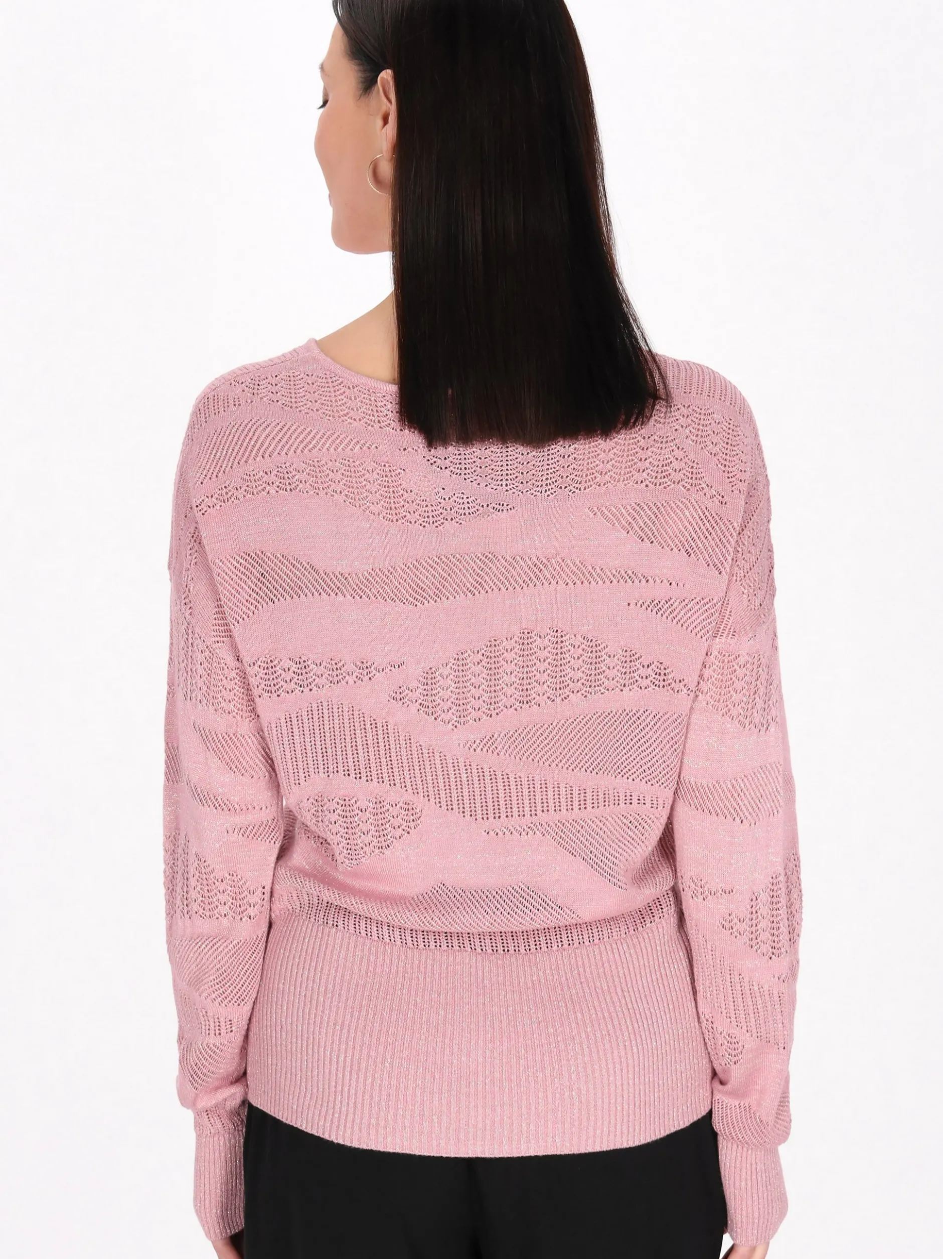 Usha Damen Pullover in rosa