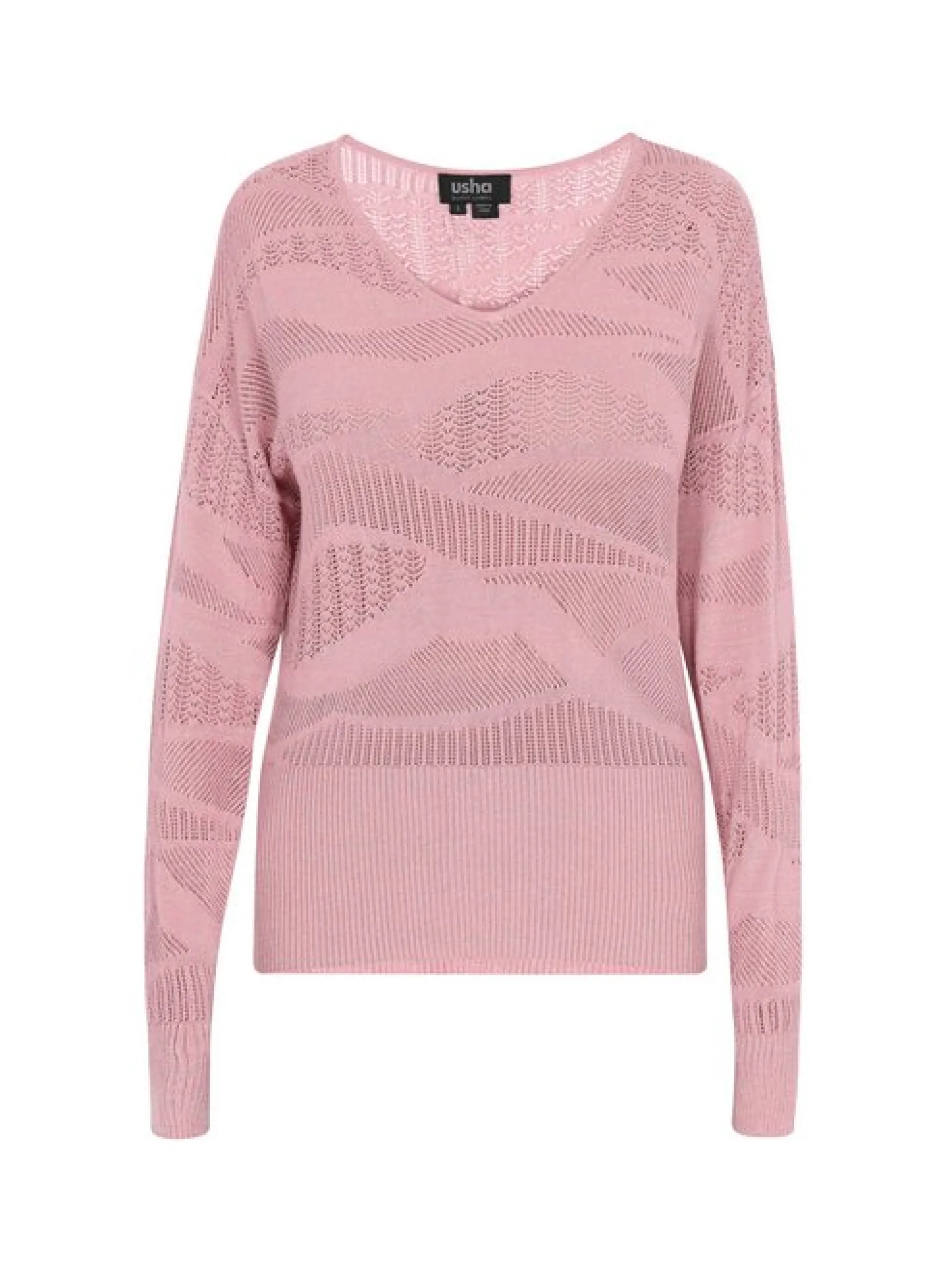 Usha Damen Pullover in rosa