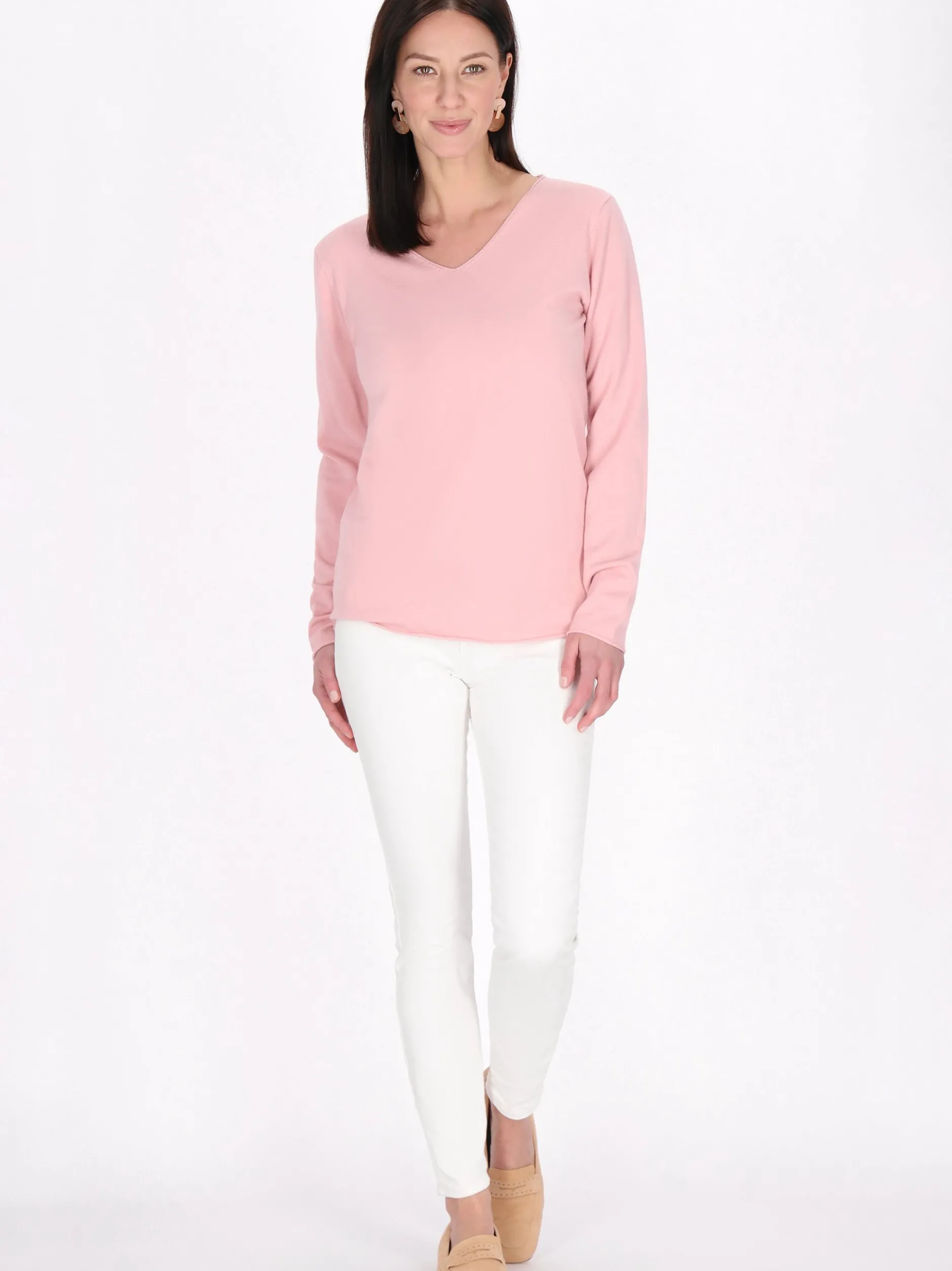 Usha Damen Pullover in rosa