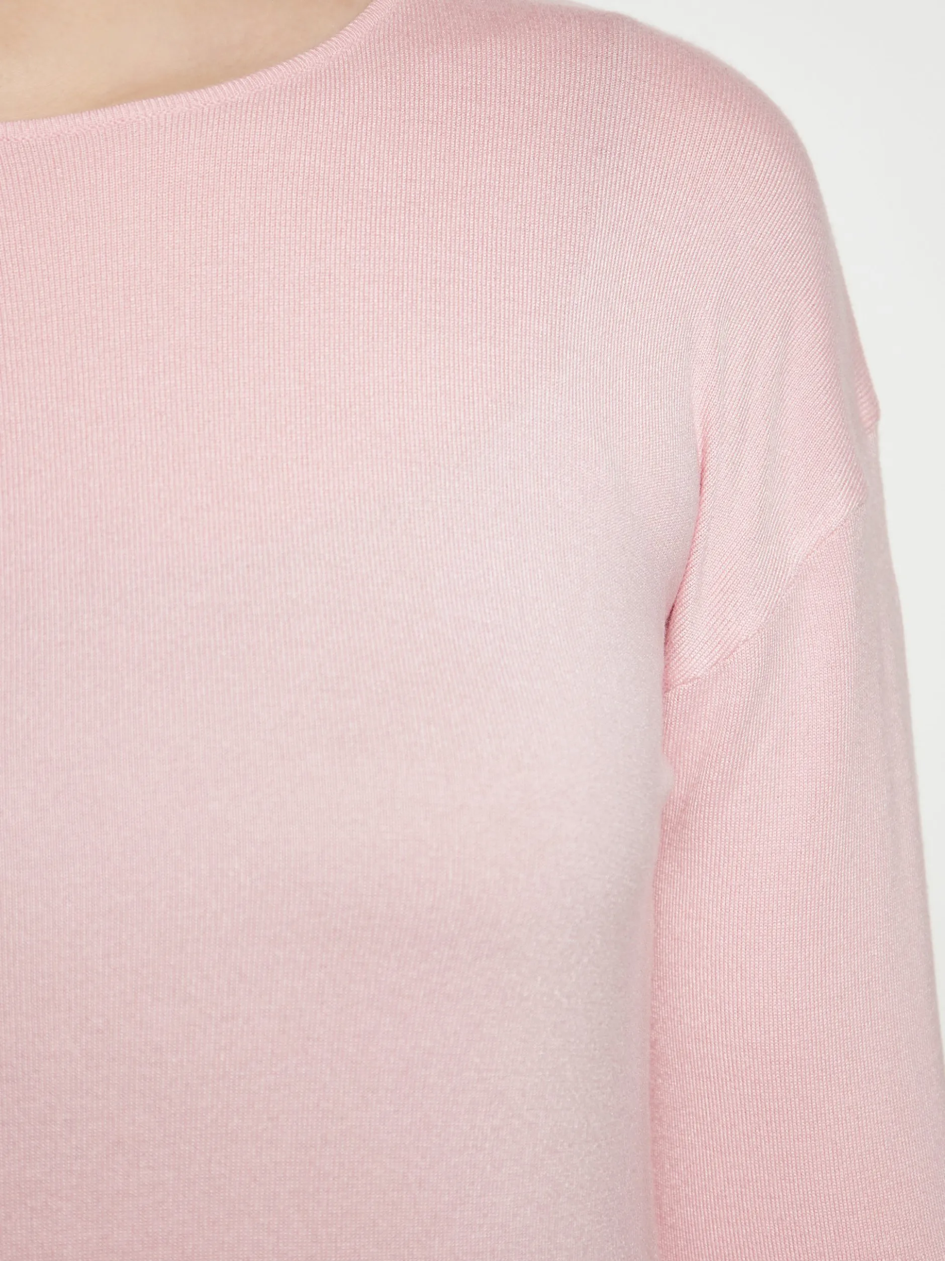 Usha Damen Pullover in rosa - Ausschnitt: Rundhals