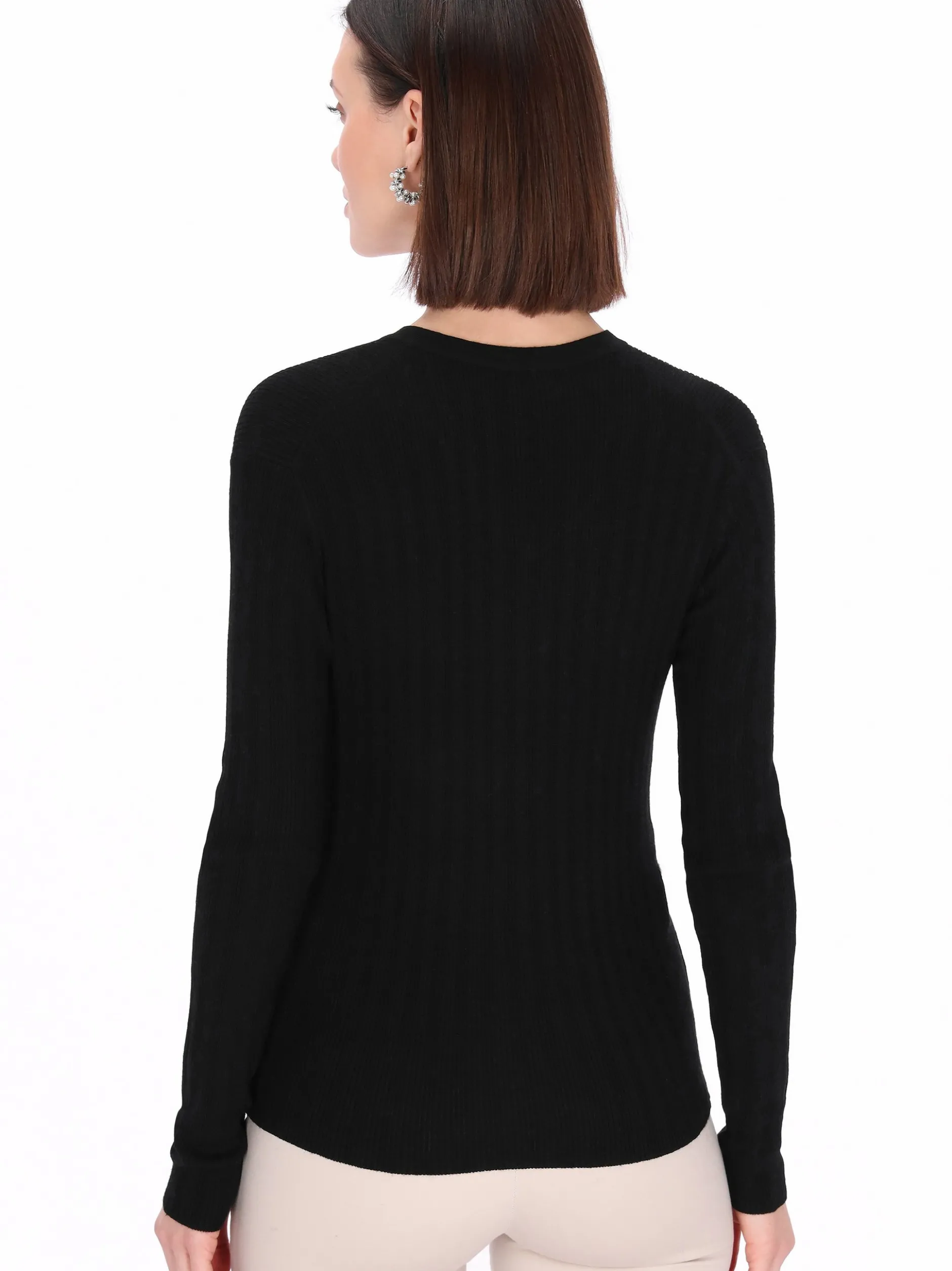 Usha Damen Pullover in schwarz