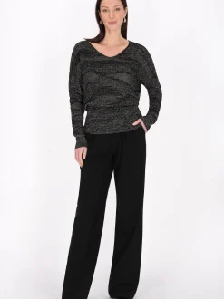 Usha Damen Pullover in schwarz