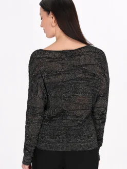 Usha Damen Pullover in schwarz