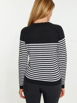 Usha Damen Pullover in schwarz - Ausschnitt: Rundhals