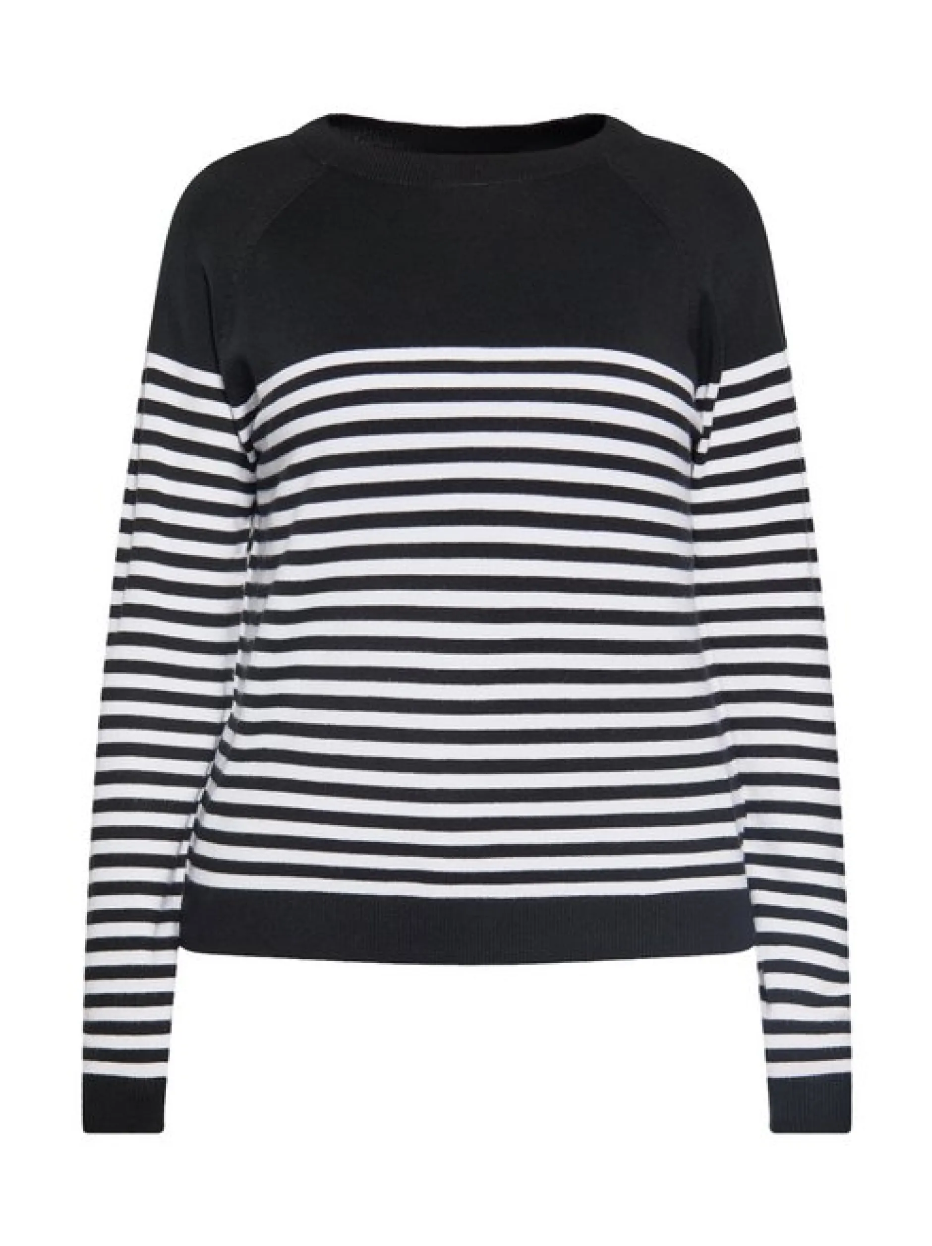Usha Damen Pullover in schwarz - Ausschnitt: Rundhals
