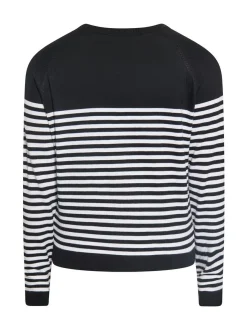 Usha Damen Pullover in schwarz - Ausschnitt: Rundhals