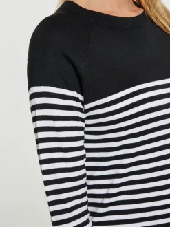 Usha Damen Pullover in schwarz - Ausschnitt: Rundhals