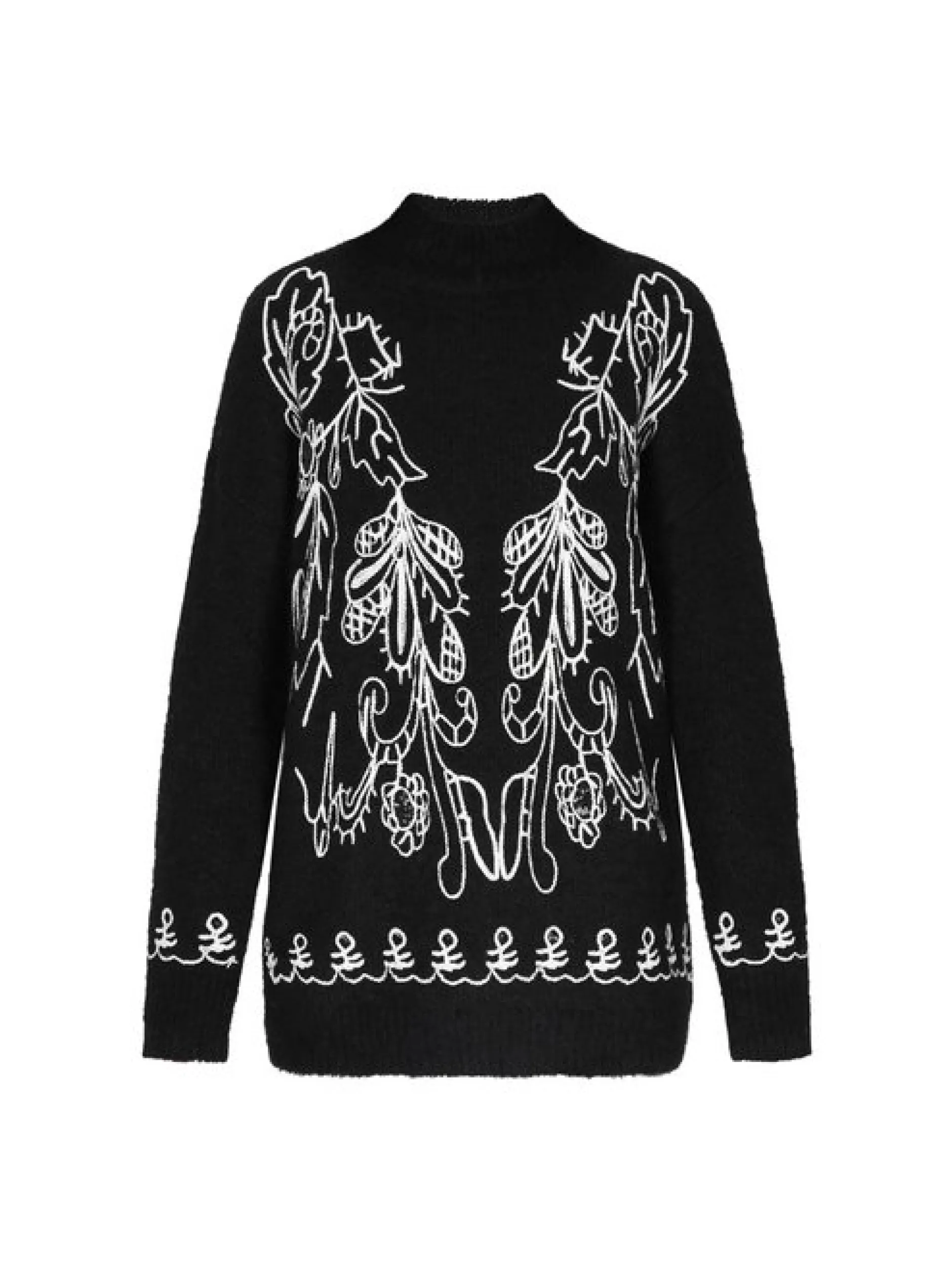 Usha Damen Pullover in schwarz