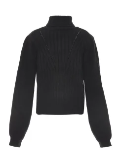 Usha Damen Pullover in schwarz - Ausschnitt: Rundhals