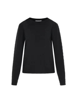 Usha Damen Pullover in schwarz - Ausschnitt: Rundhals