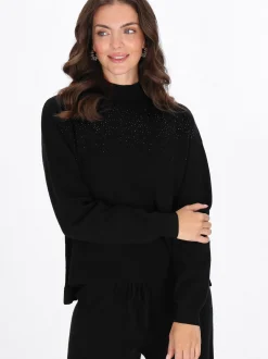 Usha Damen Pullover in schwarz