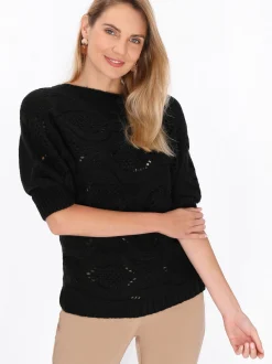 Usha Damen Pullover in schwarz