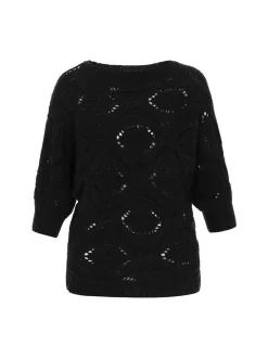 Usha Damen Pullover in schwarz