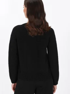 Usha Damen Pullover in schwarz - Ausschnitt: Rundhals