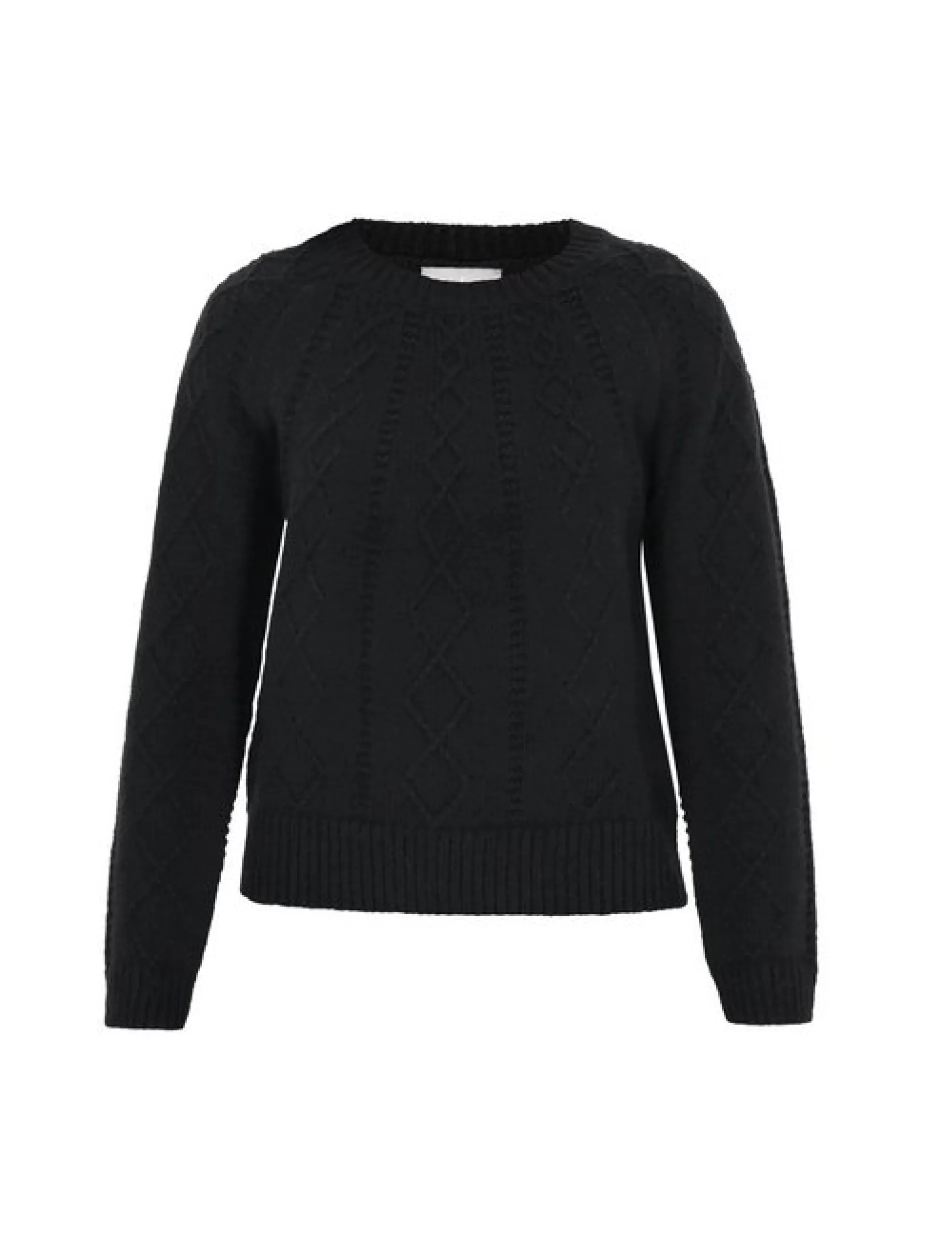 Usha Damen Pullover in schwarz - Ausschnitt: Rundhals