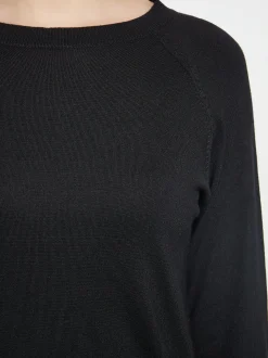 Usha Damen Pullover in schwarz - Ausschnitt: Rundhals
