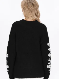 Usha Damen Pullover in schwarz - Ausschnitt: Rundhals