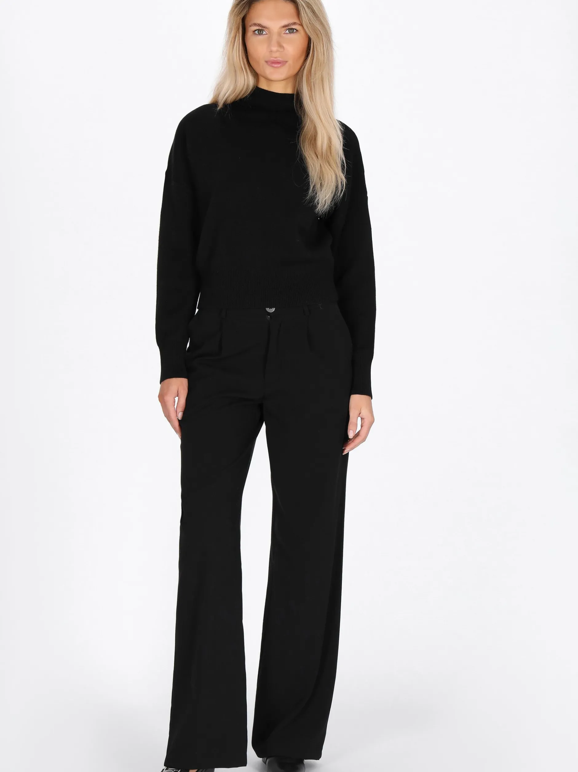 Usha Damen Pullover in schwarz