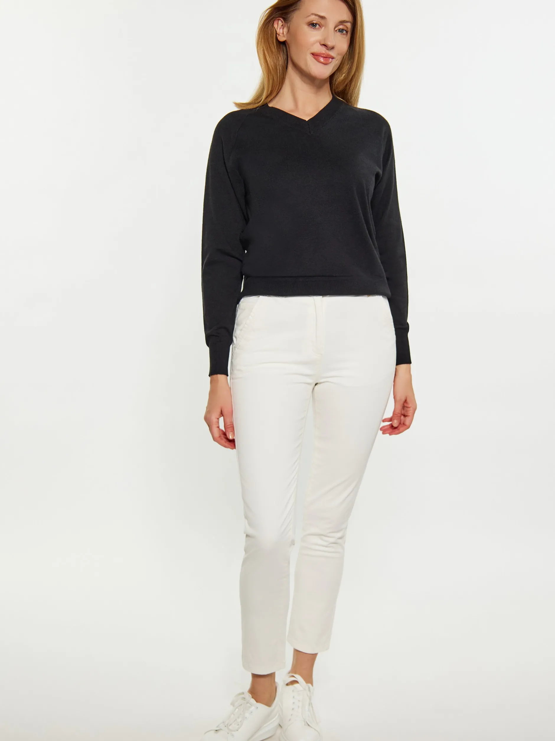 Usha Damen Pullover in schwarz