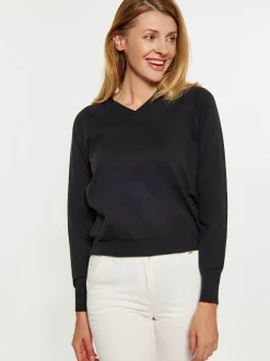 Usha Damen Pullover in schwarz