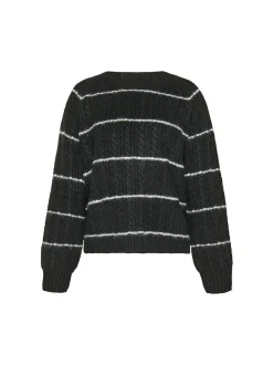 Usha Damen Pullover in schwarz - Ausschnitt: Rundhals