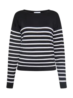 Usha Damen Pullover in schwarz - Ausschnitt: Rundhals