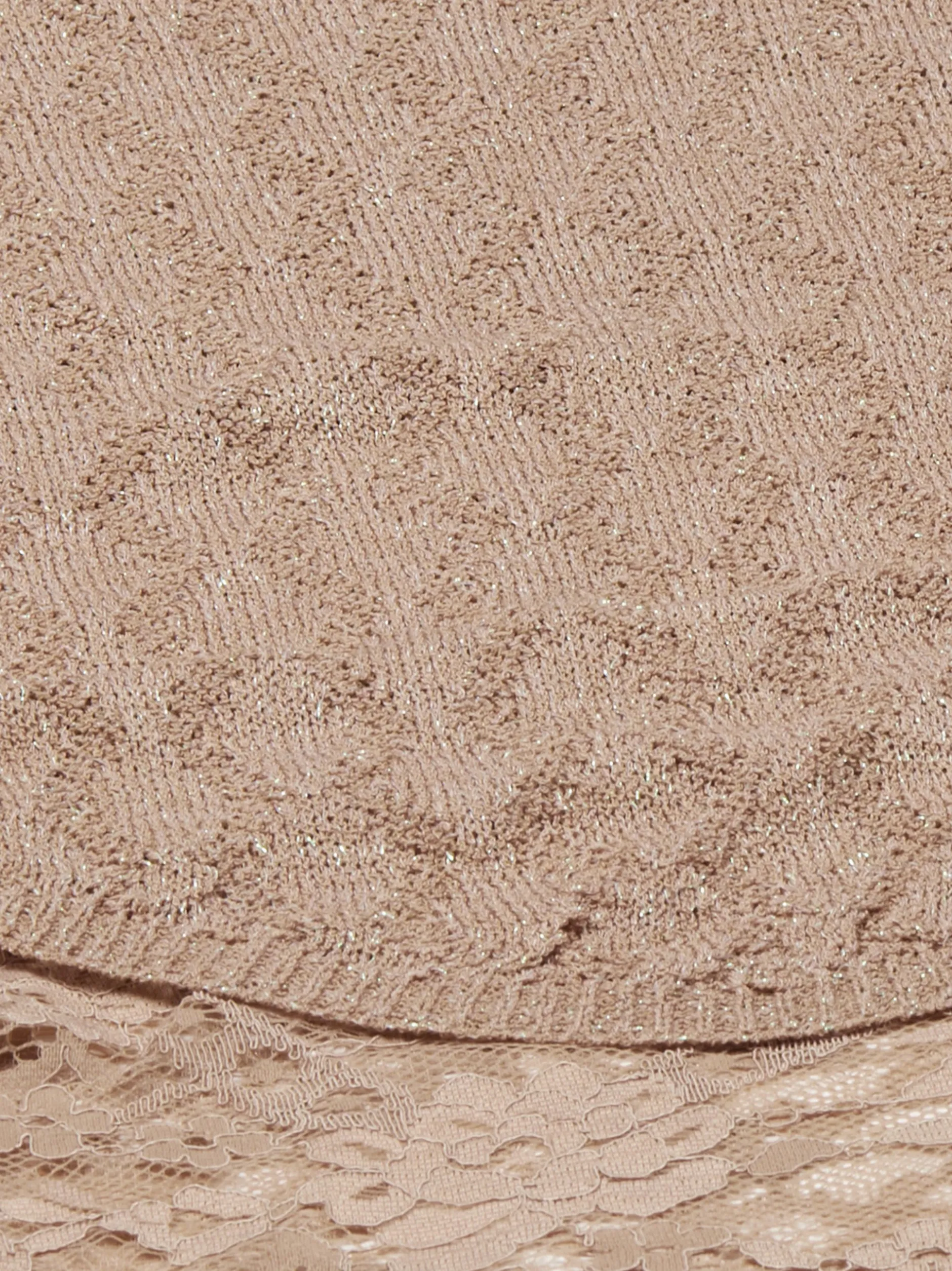 Usha Damen Pullover in taupe - Ausschnitt: Rundhals