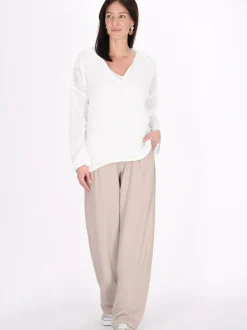 Usha Damen Pullover in weiß