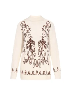 Usha Damen Pullover in weiß