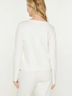 Usha Damen Pullover in weiß