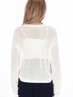 Usha Damen Pullover in weiß
