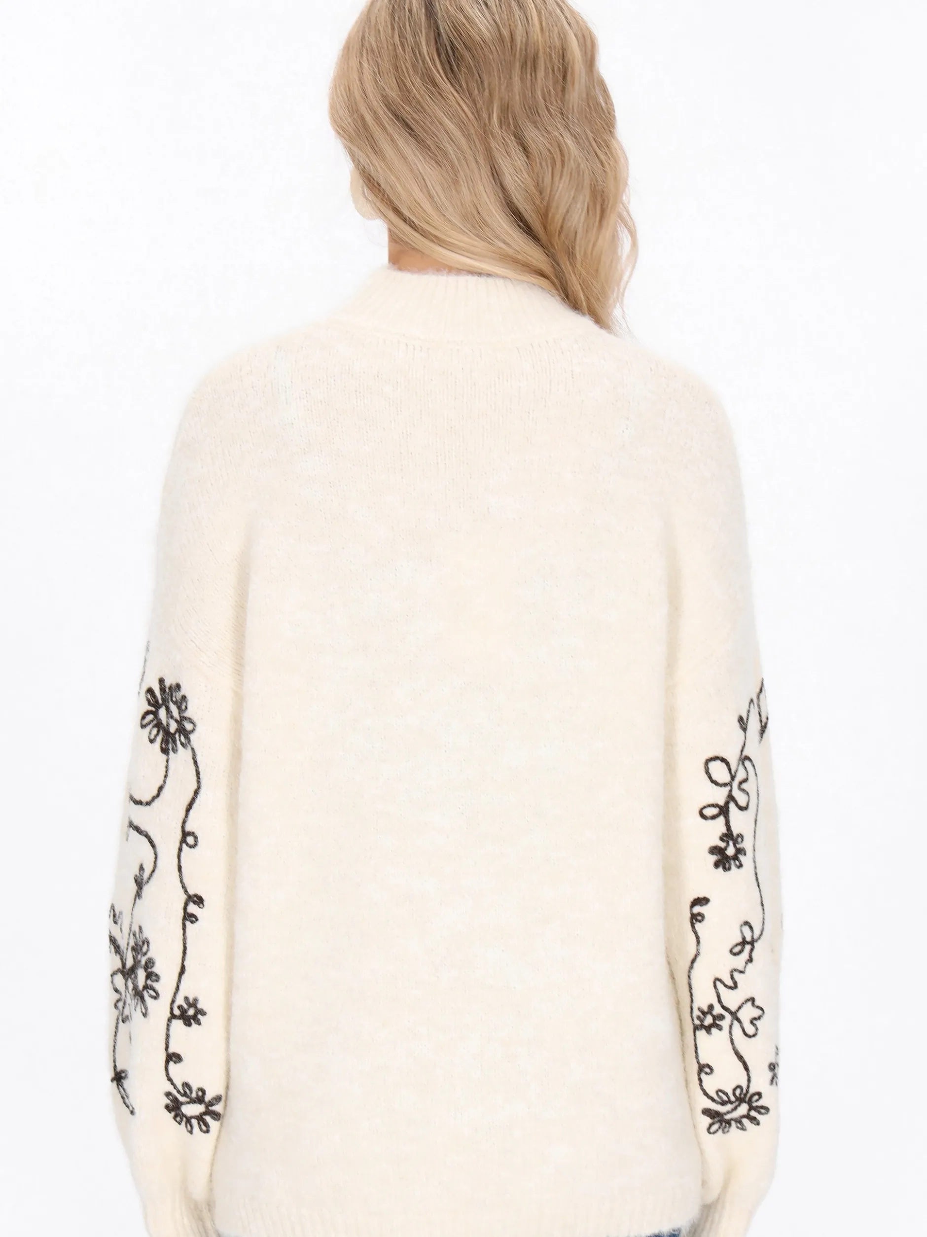 Usha Damen Pullover in weiß
