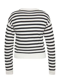 Usha Damen Pullover in weiß - Ausschnitt: Rundhals