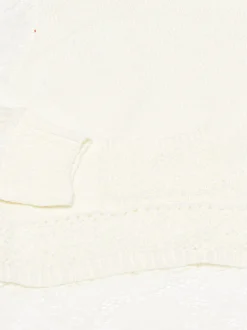 Usha Damen Pullover in weiß - Ausschnitt: Rundhals